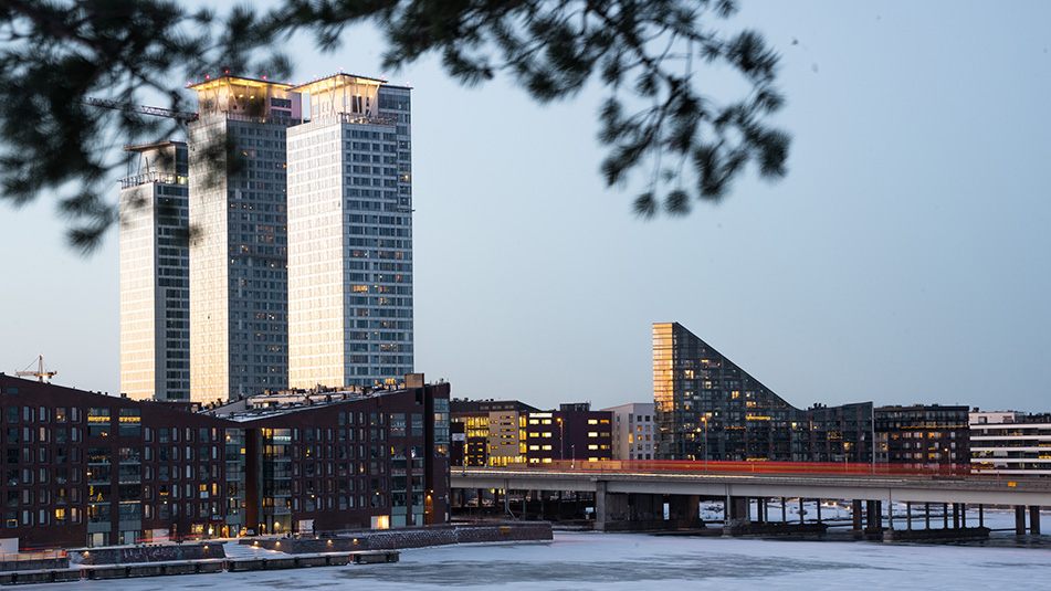 Limited land for urban expansion encourages mixed-use land policies.