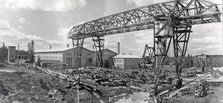 1950s - 30 ton gantry crane Hyvinkaa crane factory